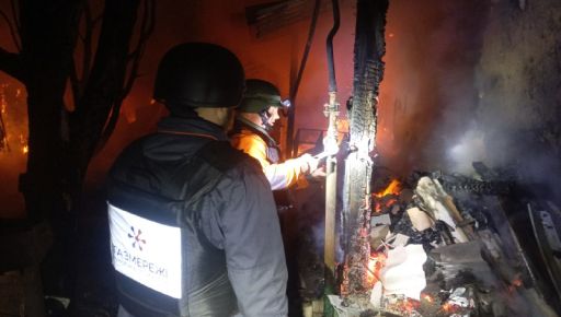 У Харкові через нічну атаку "Шахедів" пошкоджено газопровід