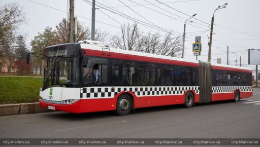 Городской транспорт в Харькове работает по схеме блэкаута (КАРТА)