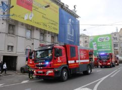 В центре Харькова произошел пожар в кафе