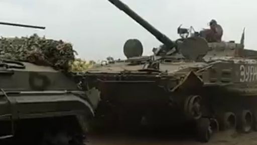 Харківська бригада "Спартан" дронами підбила танк і 2 БМП окупантів