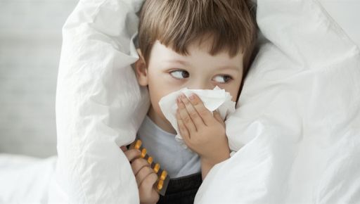 У Харкові за тиждень на грип та ГРВІ захворіло понад 500 дітей