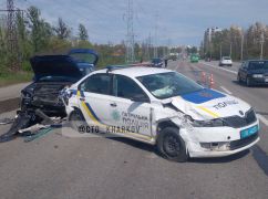 У Харкові у потрійній ДТП постраждали патрульні: Що відомо