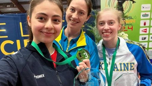 Харьковские спортсменки стали бронзовыми призерками международного турнира по бадминтону