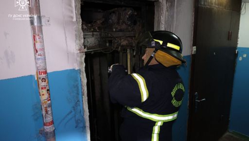 В Харькове в лифте сгорел человек