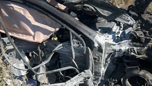 Прокуратура показала уничтоженный россиянами гражданский автомобиль в Харьковской области