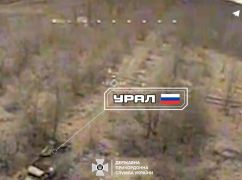 Пограничники показали, как уничтожили тяжелый транспорт окупантов в Харьковской области