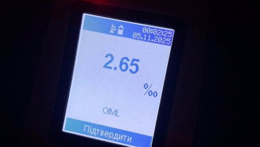 В Харькове пьяный водитель, остановившийся в комендантской, пытался подкупить патрульных