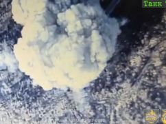 Харьковские бойцы уничтожили российский танк: Видео с Бахмутского направления