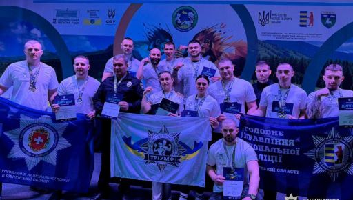 Поліцейський з Харківщини здобув два "золота" на чемпіонаті України з адаптивного армрестлінгу