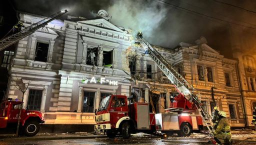 Терехов показал последствия российской атаки "Шахедами" на Харьков
