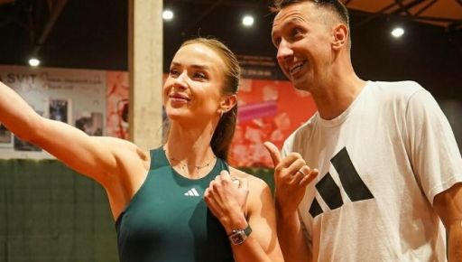Тенісна легенда Світоліна та майстер-сержант Стаховський провели благодійний урок для дітей