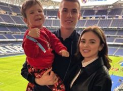 Вратарь из Харьковщины Лунин показал, как поздравил сына с 4-летием