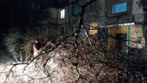 На Харьковщине из-за непогоды тысячи людей третьи сутки остаются без света
