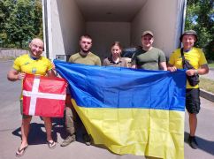 Харьковские гвардейцы получили помощь из Дании