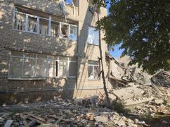 Армія путіна ракетами обстріляла школу в Харкові