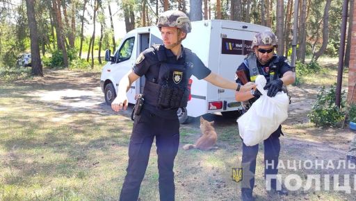 Харьковские полицейские привезли гуманитарную помощь в Циркуны