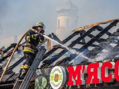В Лозовій на Харківщині згорів м’ясний магазин: і винні не рашисти
