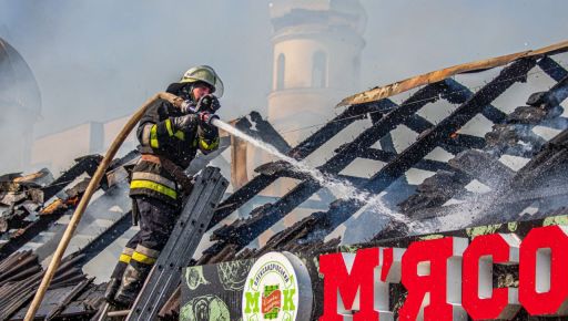 В Лозовой на Харьковщине сгорел мясной магазин: и виноваты не рашисты