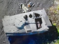 Горит-горит вражеская техника: "Холодноярцы" уничтожили вражеский танк на Харьковщине