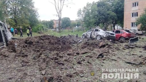 Правоохоронці документують місце обстрілу на Харківщині
