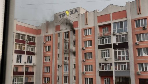 Пожар из-за грозы вспыхнул в одной из многоэтажек Харькова