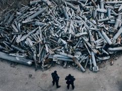 Пограничники показали кладбище снарядов, которыми враг пытался уничтожить Харьков