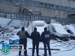 Правоохранители показали последствия ракетной атаки на Харьков