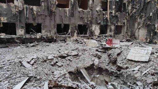 Разрушен медицинский корпус: Синегубов показал последствия ракетного удара по Харькову 9 января