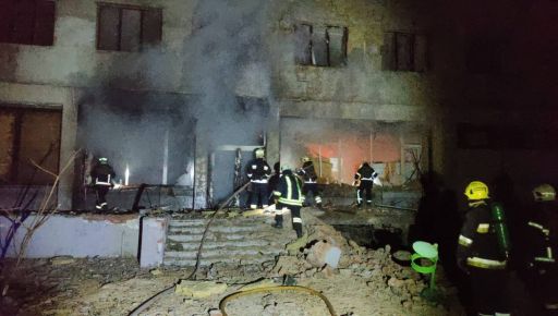 В Харькове в результате удара дронов повреждены гостиница, дома и инфраструктура: Кадры с места