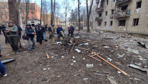 Обстрел Харькова: Первые минуты после удара модернизированным снарядом