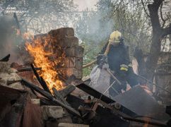 В Харькове в горящем доме нашли тело мужчины