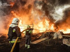 В Харьковской области спасатели ликвидировали пожар на 1500 кв.м