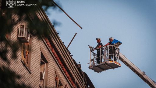 У Харкові розробляють проект відновлення будинку, пошкодженого російською авіацією