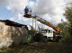 Енергетики відновили світло у двох селах на Харківщині