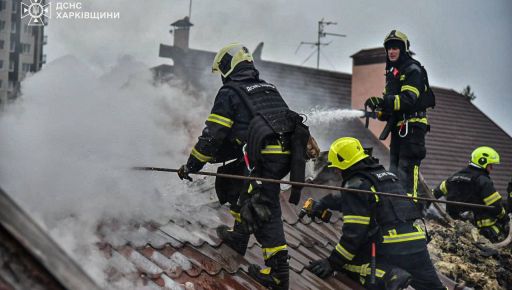 В Харькове в результате обстрела произошли масштабные пожары: Официальная информация ГСЧС