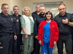 Поліцейські зі Змієва здали кров для поранених військових і цивільних