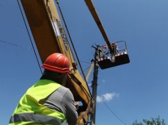 В Дергачевском обществе возобновили электроснабжение после обстрелов