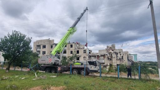 В Харьковской области ликвидировали аварийные бетонные конструкции после обстрелов