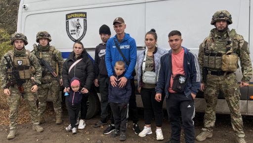 На Харківщині евакуювали родину з двома маленькими дітьми з-під обстрілів