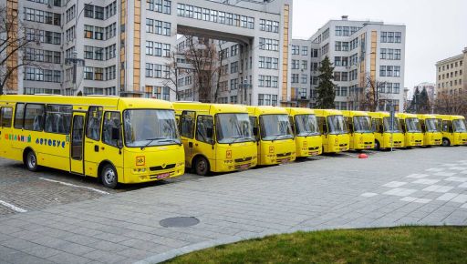 Інклюзивні автобуси для учнів: ще п’ять громад Харківщини отримали нову партію шкільного транспорту