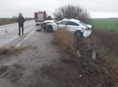 Смертельный выезд с дороги: на трассе под Харьковом водитель погиб на месте аварии