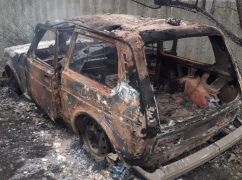 Поліція показала, що залишилося від авто, у якому поранили двох цивільних