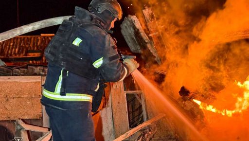 Появились кадры последствий атаки российских БПЛА на Великий Бурлук