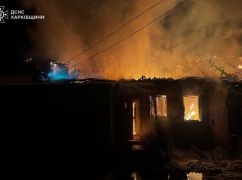 На Харківщині сім годин гасили масштабну пожежу: кадри з місця