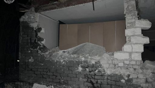 Поліція Харківщини показала атакований російським "Шахедом" будинок: кадри з місця