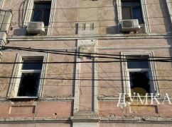 В Харькове в результате атаки дрона повреждены дома в историческом центре: первые кадры с места