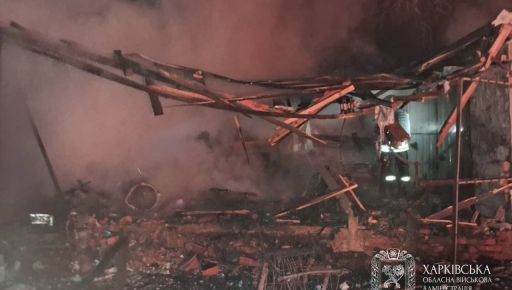 На Харківщині ворог бив по готелю, енергетиці та гаражах, постраждала людина &ndash; ОВА