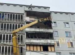 Стало відомо, як на ранок після влучання виглядає будинок у Харкові