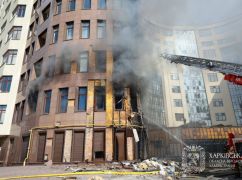 Появились фото из элитного ЖК в Харькове, куда попал российский "Шахед"