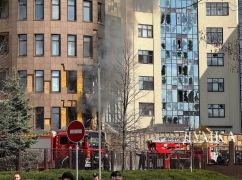 В Харькове российский БПЛА попал в элитный жилой комплекс